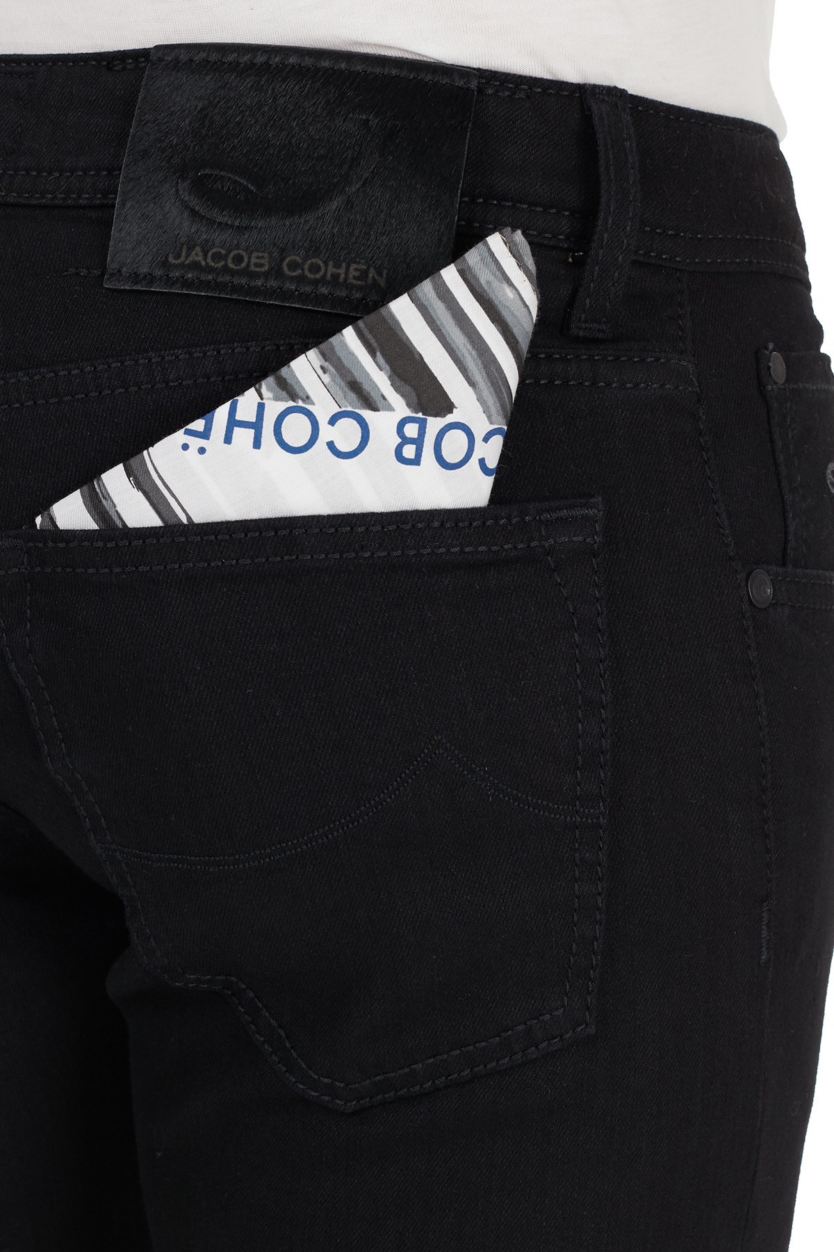 Jacob Cohen Slim Fit Pamuklu Jeans Erkek Kot Pantolon J622 SLIM 01789W1 SİYAH