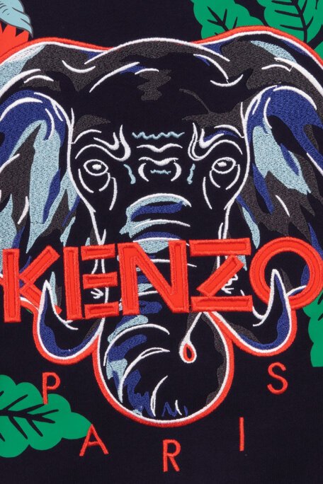 Kenzo Pamuklu Bisiklet Yaka Çocuk Sweat K25704/868 ELECTRIC BLUE LACİVERT - 2