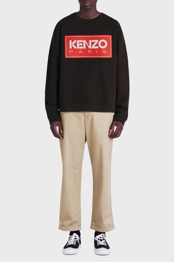 Kenzo Pamuklu Regular Fit Bisiklet Yaka Erkek Sweat FC65SW4164ME99J SİYAH - 2