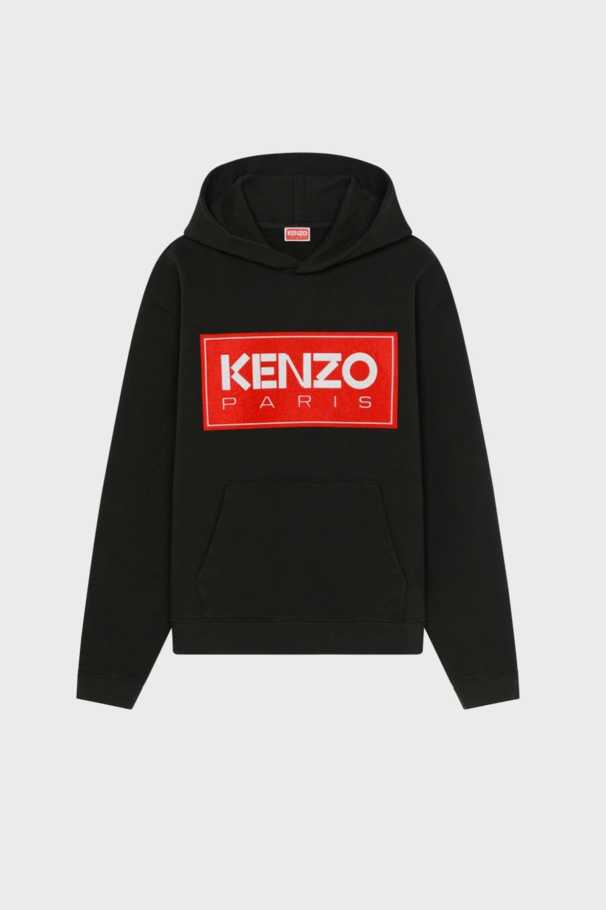 KENZO｜HOOD/ZIP-UP (FC6 5SW417 4ME 99J) Kenzo Pamuklu Regular Fit Kanguru Cepli Kapüşonlu Erkek