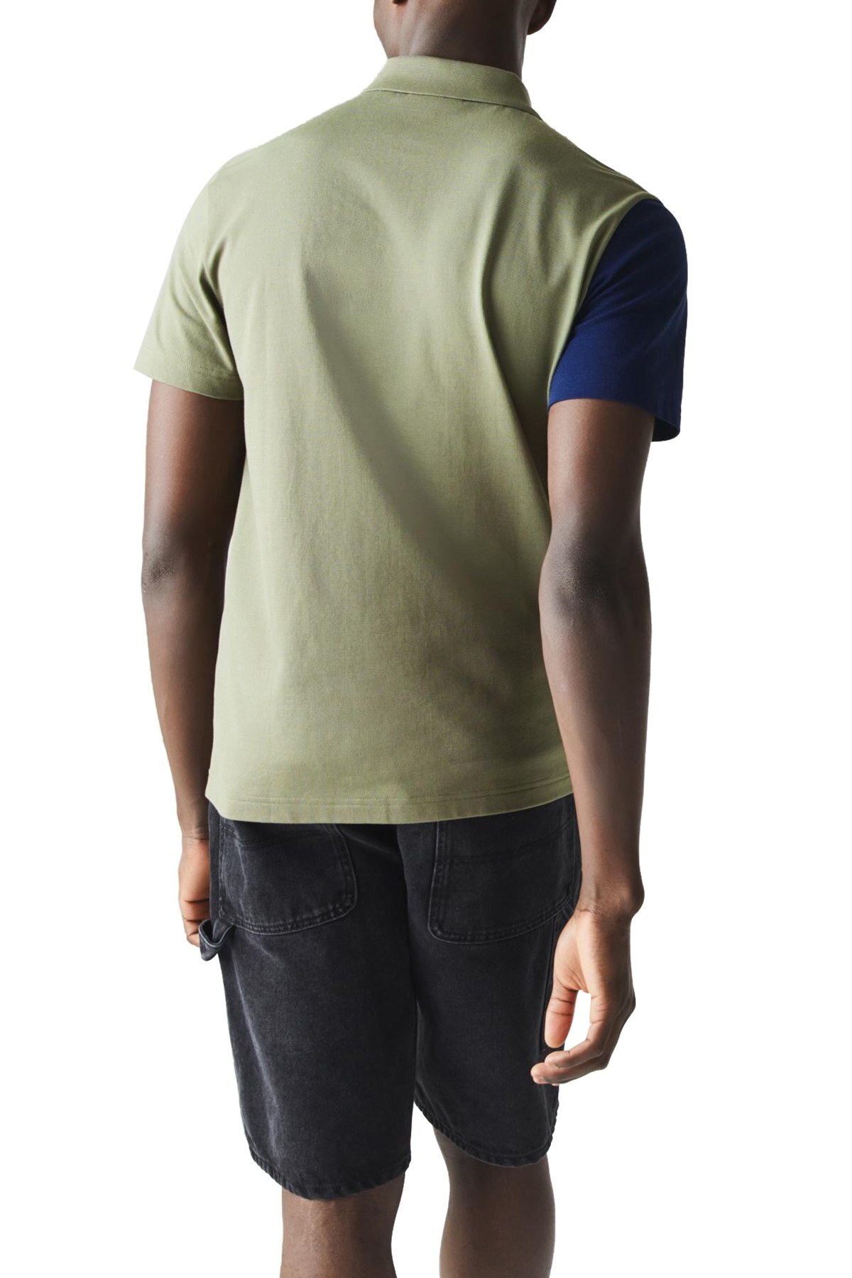 Lacoste Pamuklu Baskılı Regular Fit T Shirt Erkek Polo YH9852 XHR HAKİ