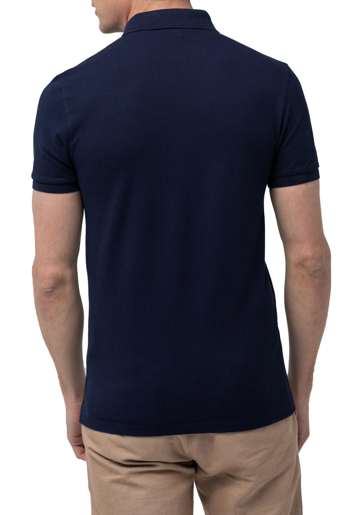 Lacoste T Shirt Erkek Polo PH0119 19L LACİVERT