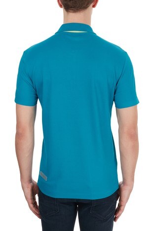 Lacoste - Lacoste Slim Fit Fermuarlı T Shirt Erkek Polo PH5109 TS7 MAVİ (1)