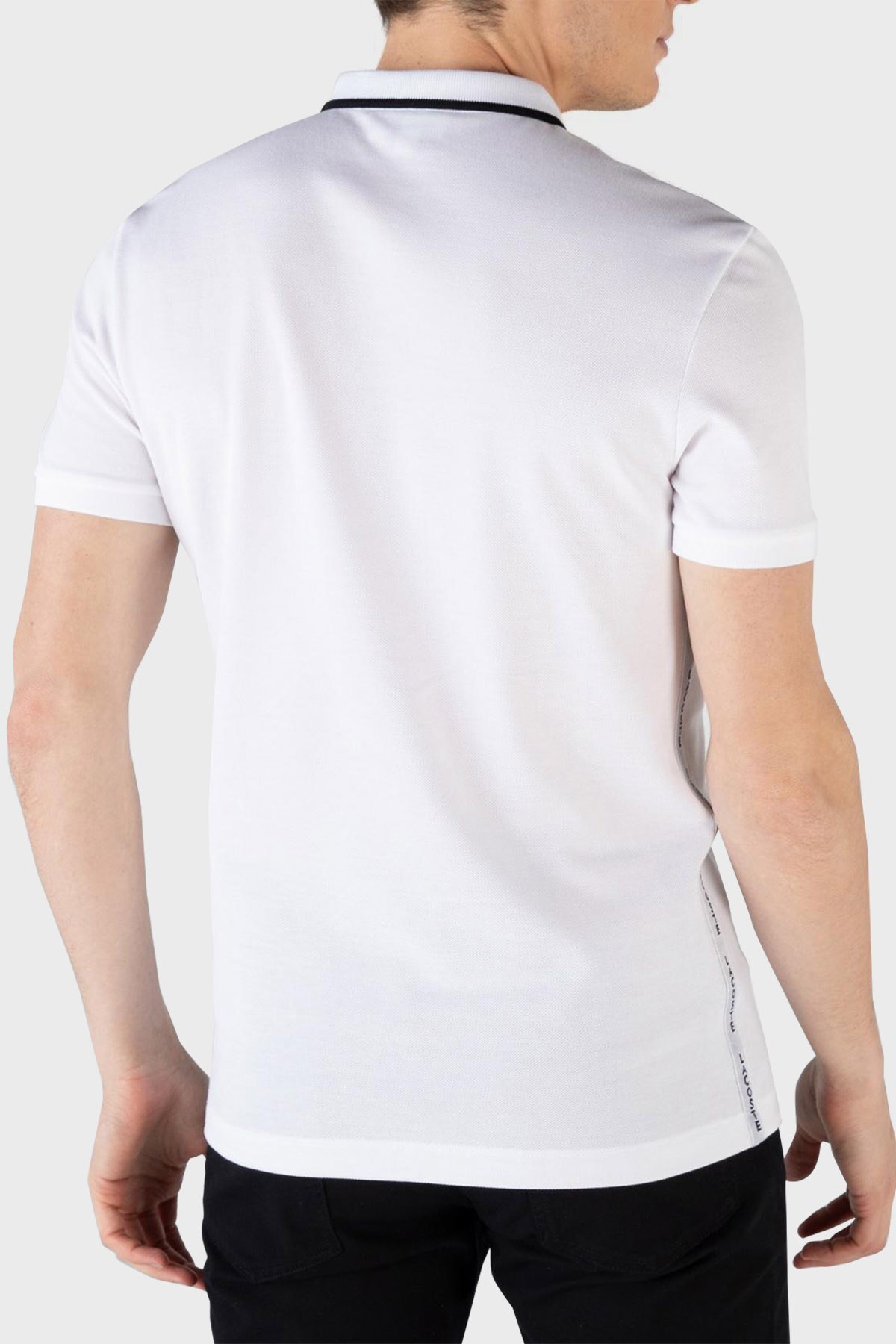 Lacoste % 100 Pamuk Düğmeli T Shirt Erkek Polo PH0154 54B BEYAZ