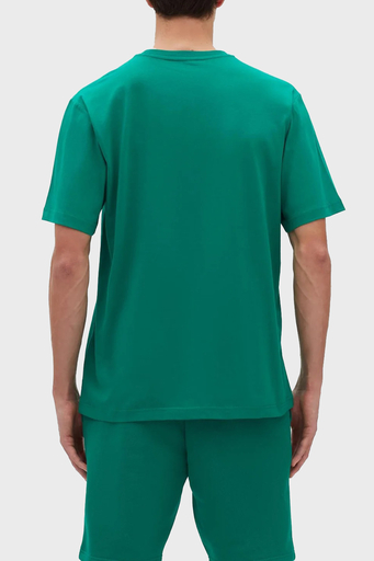 Les Benjamins % 100 Pamuk Regular Fit Bisiklet Yaka Erkek T Shirt LB23SSESSMUTS-301 YEŞİL - 4