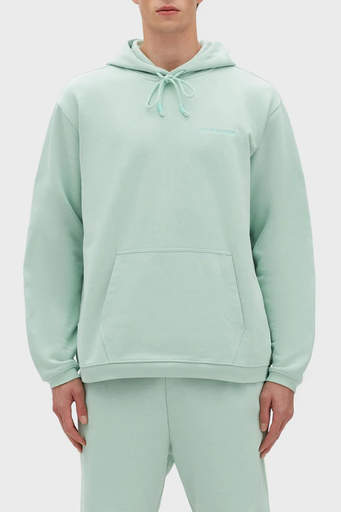 Les Benjamins % 100 Pamuk Regular Fit Kanguru Cepli Kapüşonlu Erkek Sweat LB23SSESSMUHD-304 YEŞİL - 1