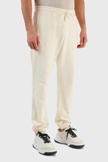 Les Benjamins % 100 Pamuk Relaxed Fit Jogger Spor Erkek Pantolon LB23SSHOEMUSP-001 BEJ - 4