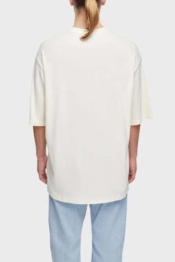 Les Benjamins Oversize Bisiklet Yaka % 100 Pamuk Erkek T Shirt LB21SSCORMUOT-004 EKRU