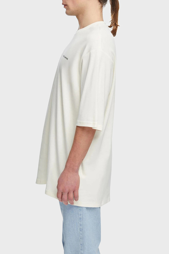 Les Benjamins Oversize Bisiklet Yaka % 100 Pamuk Erkek T Shirt LB21SSCORMUOT-004 EKRU - 9