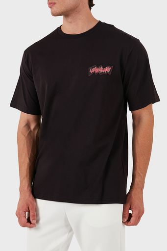 Les Benjamins Pamuklu Logolu Oversize Fit Bisiklet Yaka Erkek T Shirt LB24FWEAPMUTS-039 SİYAH - 3