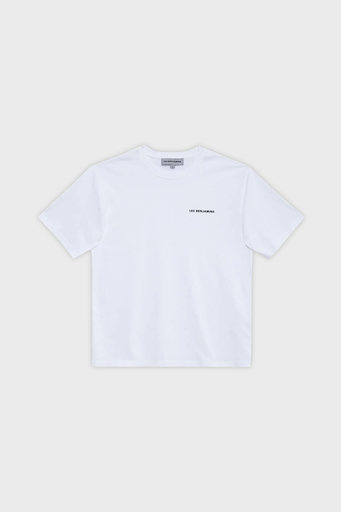 Les Benjamins Pamuklu Oversize Bisiklet Yaka Erkek T Shirt LB23FWCLAMUTS-403 BEYAZ - 7