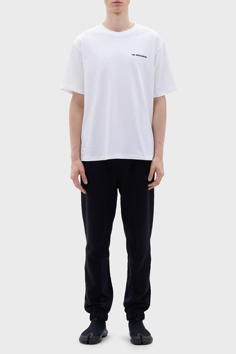 Les Benjamins Pamuklu Oversize Bisiklet Yaka Erkek T Shirt LB23FWCLAMUTS-403 BEYAZ - 10