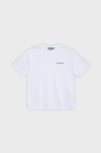 Les Benjamins Pamuklu Oversize Bisiklet Yaka Erkek T Shirt LB23FWCLAMUTS-403 BEYAZ - 21