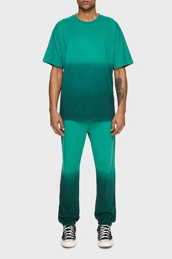 Les Benjamins Pamuklu Oversize Bisiklet Yaka Erkek T Shirt LB24FWESSMUTS-304 YEŞİL - 3