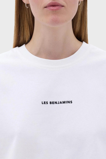 Les Benjamins Pamuklu Oversize Fit Bayan T Shirt LB23FWCLAFUTS-409 BEYAZ - 10