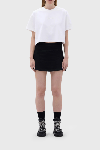 Les Benjamins Pamuklu Oversize Fit Bayan T Shirt LB23FWCLAFUTS-409 BEYAZ - 11