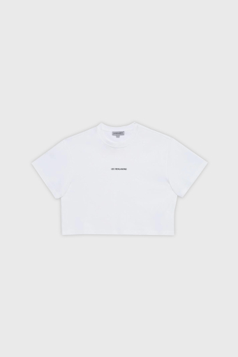 Les Benjamins Pamuklu Oversize Fit Bayan T Shirt LB23FWCLAFUTS-409 BEYAZ - 12