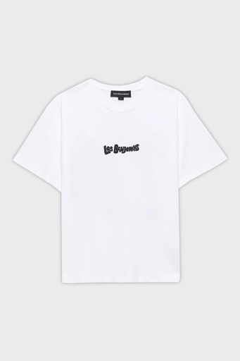 Les Benjamins Pamuklu Regular Fit Bisiklet Yaka Bayan T Shirt LB24FWEAPFUTS-013 BEYAZ - 4