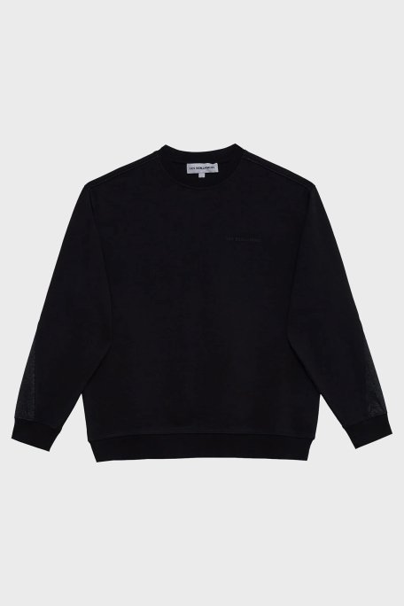 Les Benjamins Pamuklu Regular Fit Bisiklet Yaka Erkek Sweat LB23FWCLAMUSW-403 SİYAH - 5