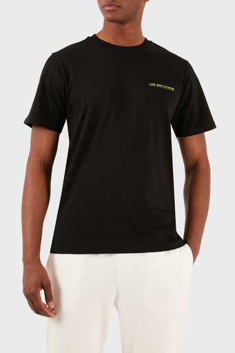 Les Benjamins Pamuklu Regular Fit Bisiklet Yaka Erkek T Shirt LB24SSKISMUTS-002 SİYAH - 1