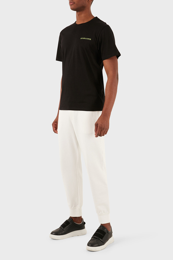Les Benjamins Pamuklu Regular Fit Bisiklet Yaka Erkek T Shirt LB24SSKISMUTS-002 SİYAH - 4