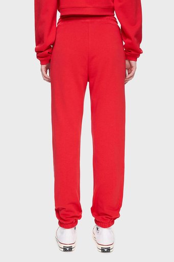 Les Benjamins Pamuklu Regular Fit Cepli Jogger Spor Bayan Pantolon LB24FWESSFUSP-302 KIRMIZI - 2