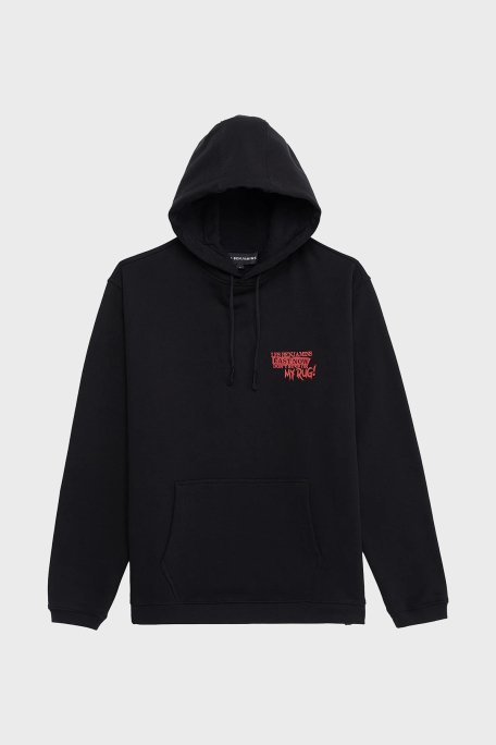 Les Benjamins Pamuklu Regular Fit Kapüşonlu Kanguru Cepli Erkek Sweat LB24FWEAPMUHD-001 SİYAH - 6