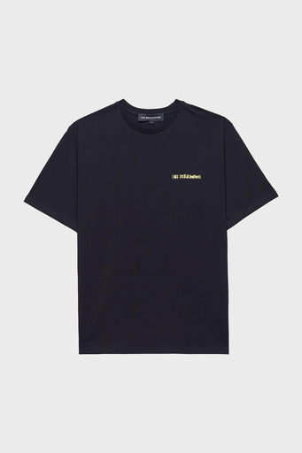 Les Benjamins Pamuklu Relaxed Fit Bisiklet Yaka Erkek T Shirt LB24FWEAPMUTS-014 SİYAH - 17