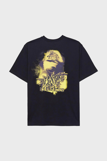 Les Benjamins Pamuklu Relaxed Fit Bisiklet Yaka Erkek T Shirt LB24FWEAPMUTS-014 SİYAH - 18