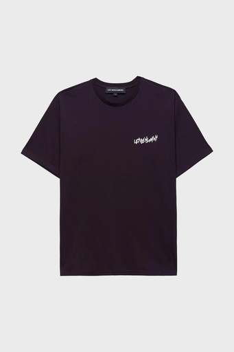 Les Benjamins Pamuklu Relaxed Fit Bisiklet Yaka Erkek T Shirt LB24FWEAPMUTS-035 SİYAH - 5