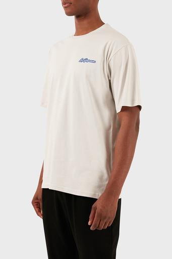 Les Benjamins Pamuklu Relaxed Fit Bisiklet Yaka Erkek T Shirt LB24SSKISMUTS-006 Kil - 4
