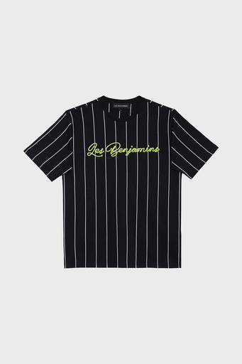 Les Benjamins Pamuklu Relaxed Fit Bisiklet Yaka Erkek T Shirt LB24SSKISMUTS-014 SİYAH - 7