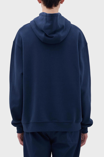 Les Benjamins Pamuklu Relaxed Fit Kapüşonlu Erkek Sweat LB23FWCLAMUHD-402 LACİVERT - 9