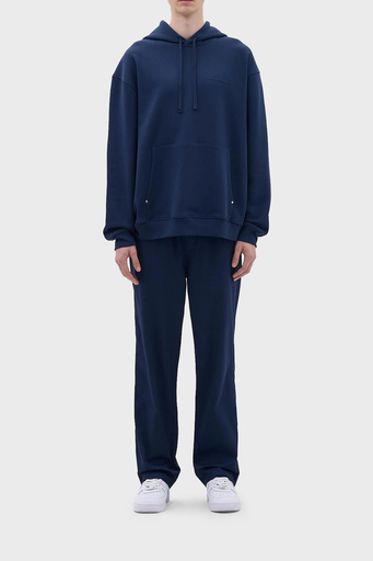 Les Benjamins Pamuklu Relaxed Fit Kapüşonlu Erkek Sweat LB23FWCLAMUHD-402 LACİVERT - 10