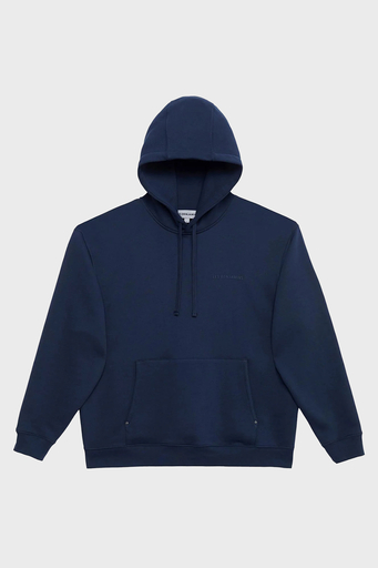 Les Benjamins Pamuklu Relaxed Fit Kapüşonlu Erkek Sweat LB23FWCLAMUHD-402 LACİVERT - 14