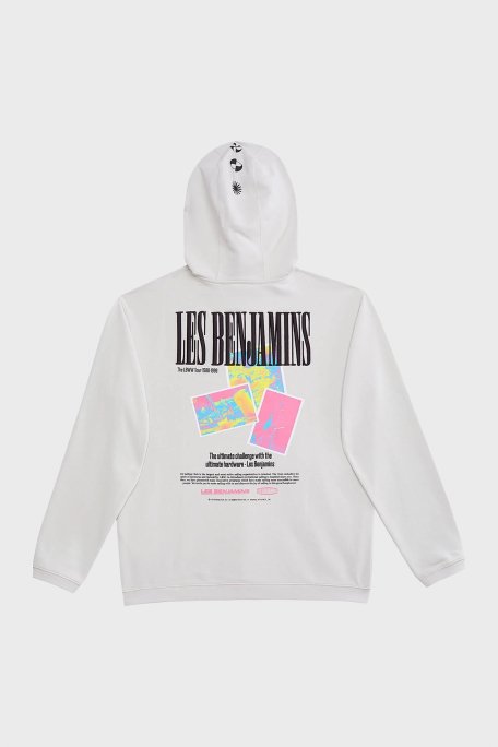 Les Benjamins Pamuklu Relaxed Fit Kapüşonlu Erkek Sweat LB24SSKISMUHD-004 Kil - 7