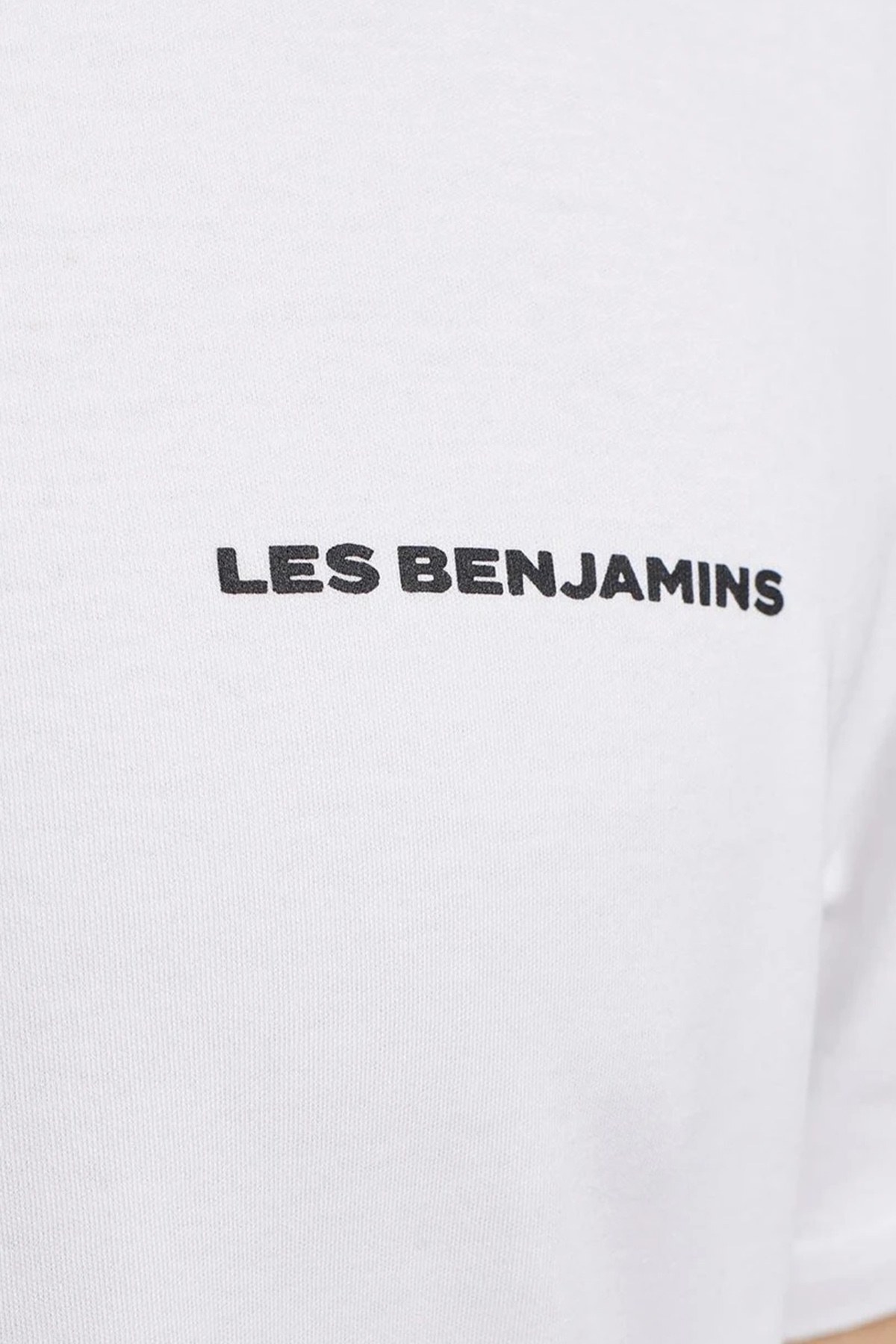 Les Benjamins Regular Fit Baskılı Bisiklet Yaka % 100 Pamuk Erkek T Shirt LB21SSSRDMUTS-028 BEYAZ