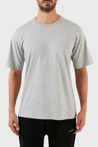 Les Benjamins Regular Fit Bisiklet Yaka % 100 Pamuk Erkek T Shirt LB21SSCORMUTS-008 GRİ - 1