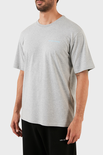 Les Benjamins Regular Fit Bisiklet Yaka % 100 Pamuk Erkek T Shirt LB21SSCORMUTS-008 GRİ - 3