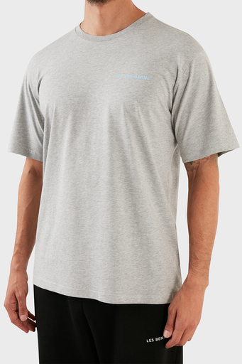 Les Benjamins Regular Fit Bisiklet Yaka % 100 Pamuk Erkek T Shirt LB21SSCORMUTS-008 GRİ - 6