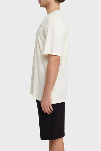 Les Benjamins Regular Fit Bisiklet Yaka % 100 Pamuk Erkek T Shirt LB21SSCORMUTS-009 EKRU