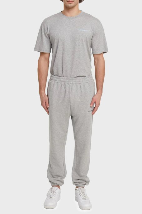 Les Benjamins Regular Fit Elastik Bel Bantlı Cepli % 100 Pamuk Erkek Pantolon LB21SSCORMUSP-003 GRİ - 1