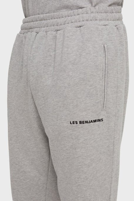 Les Benjamins Regular Fit Elastik Bel Bantlı Cepli % 100 Pamuk Erkek Pantolon LB21SSCORMUSP-003 GRİ - 5
