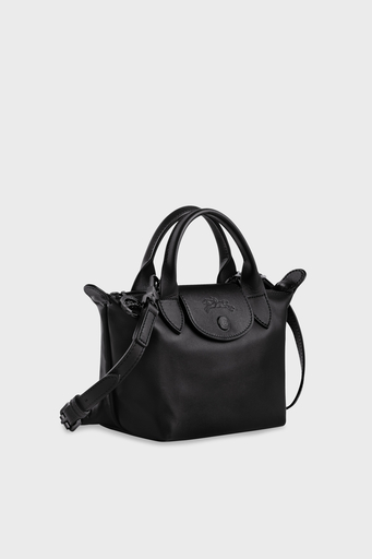 Longchamp Xtra Xsmall Hakiki Deri Çıkarılabilir Askılı Bayan Çanta L1500987 001 SİYAH - 5