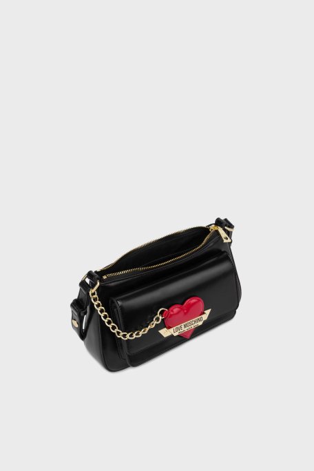 Love Moschino Ayarlanabilir Askılı Bayan Çanta JC4140PP1LLM1000 SİYAH - 3