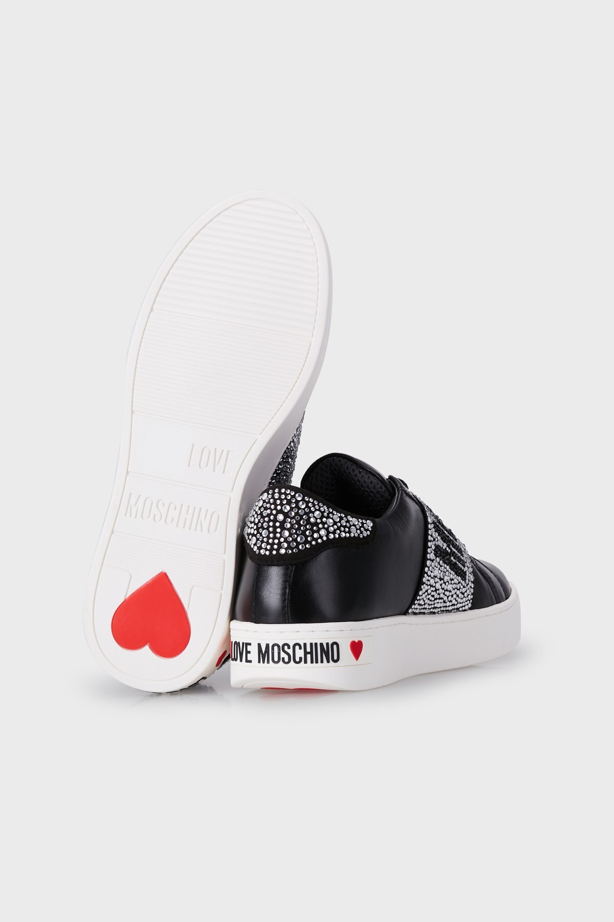 Love Moschino Logolu Taş Detaylı Bayan Ayakkabı S JA15103G0CIA0000 SİYAH