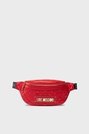 Love Moschino - Love Moschino Marka Logolu Ayarlanabilir Askılı Bayan Çanta JC4003PP1DLA0500 KIRMIZI