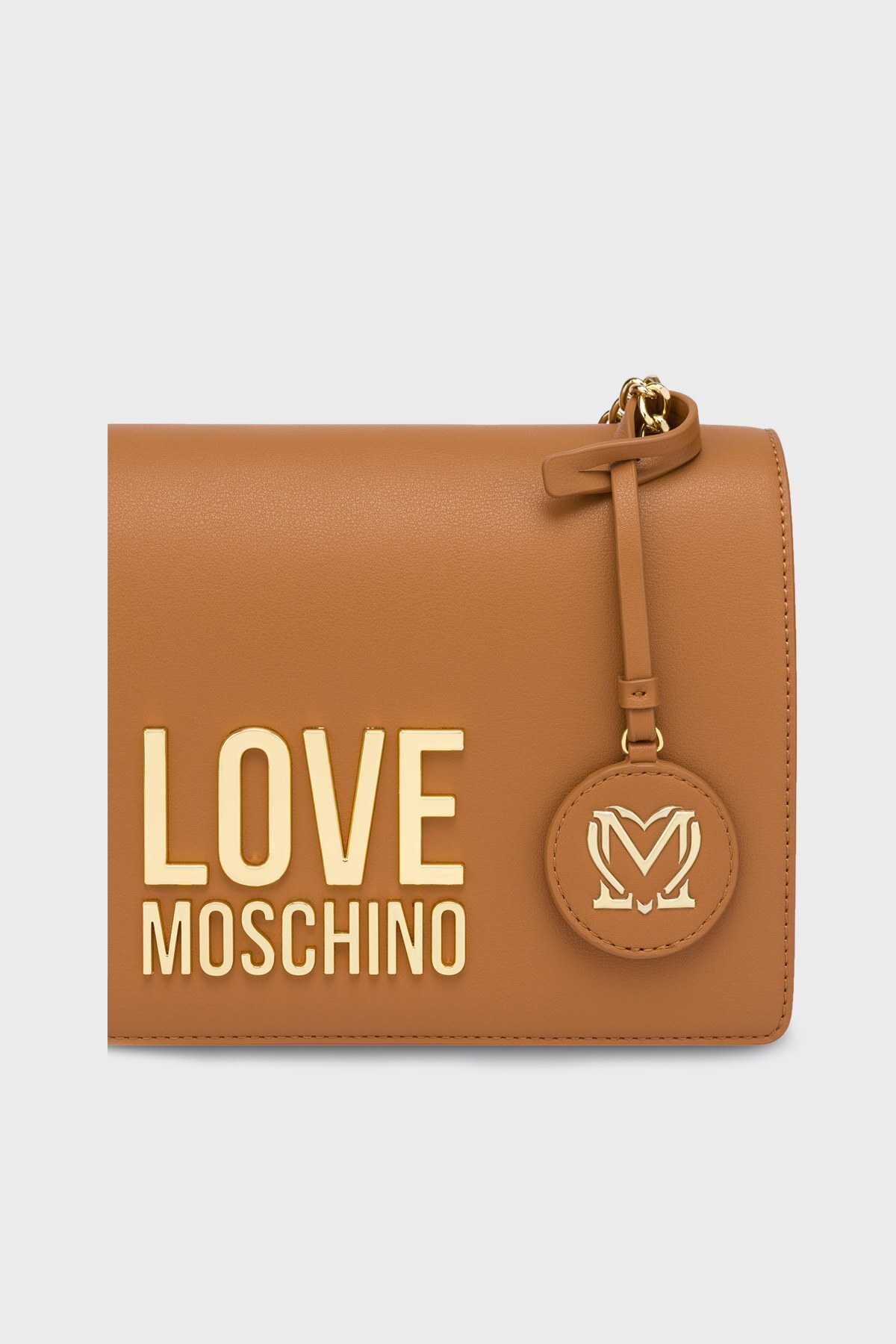 Love Moschino Marka Logolu Zincir Askılı Bayan Çanta JC4099PP1DLJ020A KARAMEL