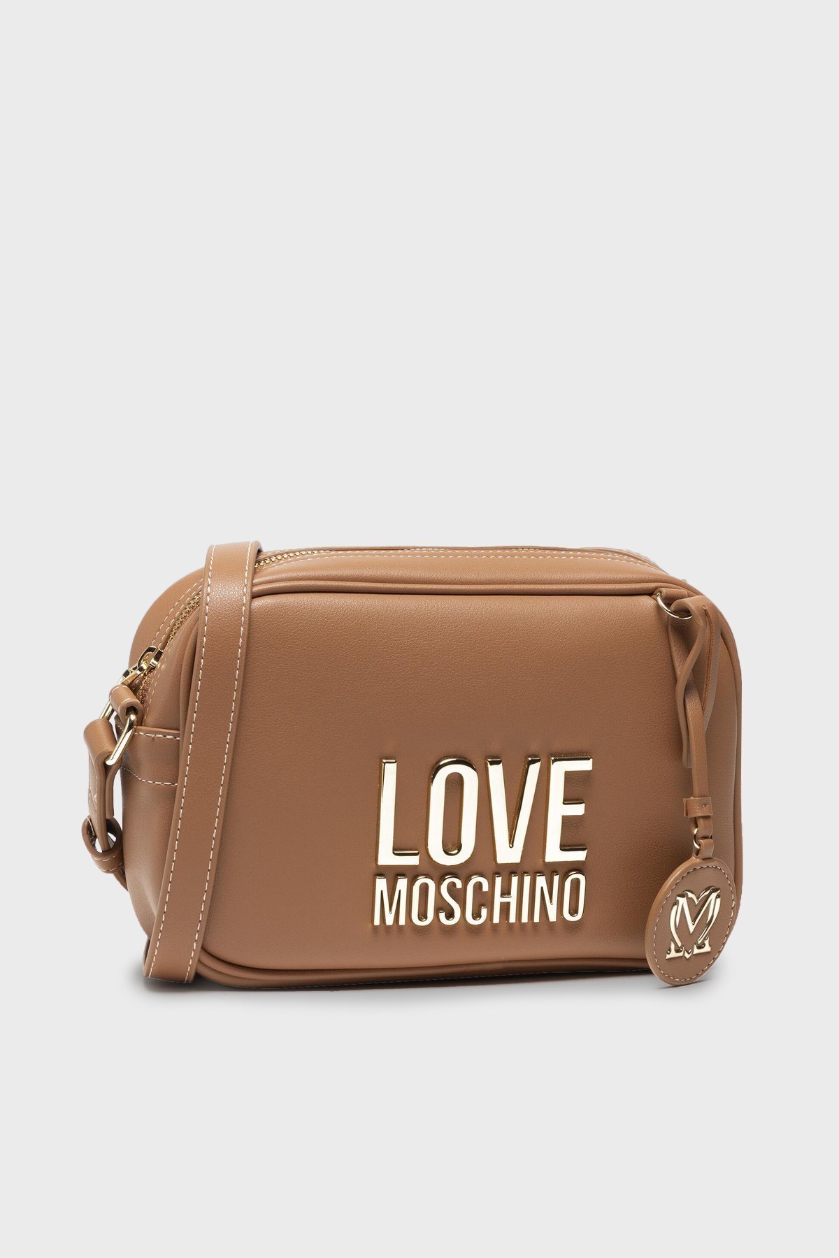Love Moschino Marka Logolu Ayarlanabilir Askılı Bayan Çanta JC4107PP1DLJ020A KARAMEL
