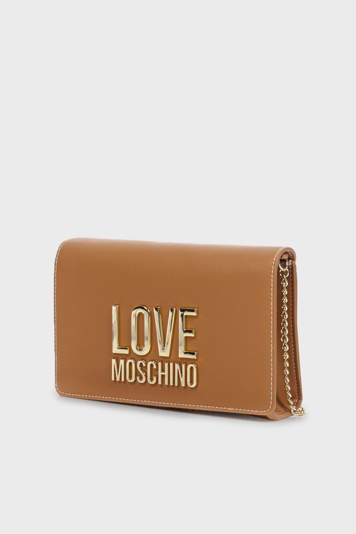 Love Moschino Marka Logolu Zincir Askılı Bayan Çanta JC4127PP1DLJ020A KARAMEL